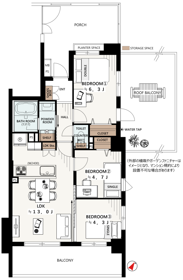 間取図